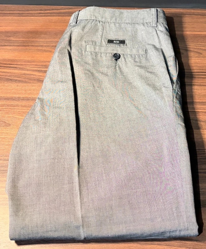 Pantalon Hugo Boss Chuck-W gris chiné 100% coton taille 54 / XL – Hugo Boss – taille XL 4