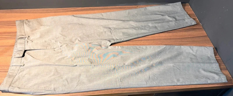 Pantalon Hugo Boss Chuck-W gris chiné 100% coton taille 54 / XL – Hugo Boss – taille XL 2
