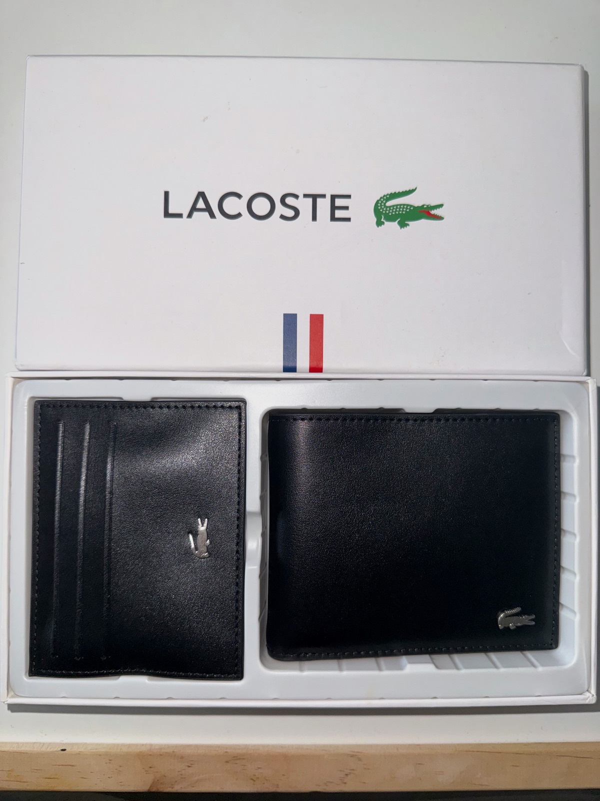 Coffret Portefeuille Et Porte-Cartes Lacoste Noir – Lacoste – taille Taille unique 2