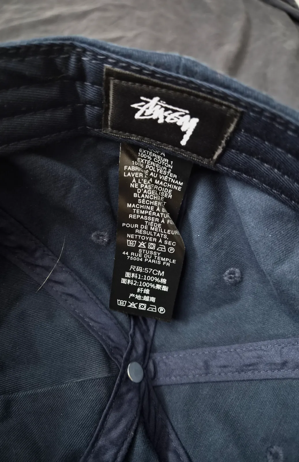 Casquette Stussy bleu marine NY brodée  – Stüssy 4