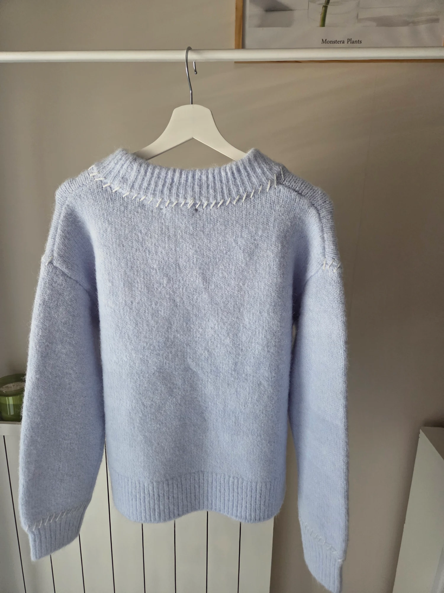 Pull bleu ciel à surpiqûres Scotch&Soda Neuf Mélange Laine Taille S – Scotch&Soda – bleu ciel – taille S 4