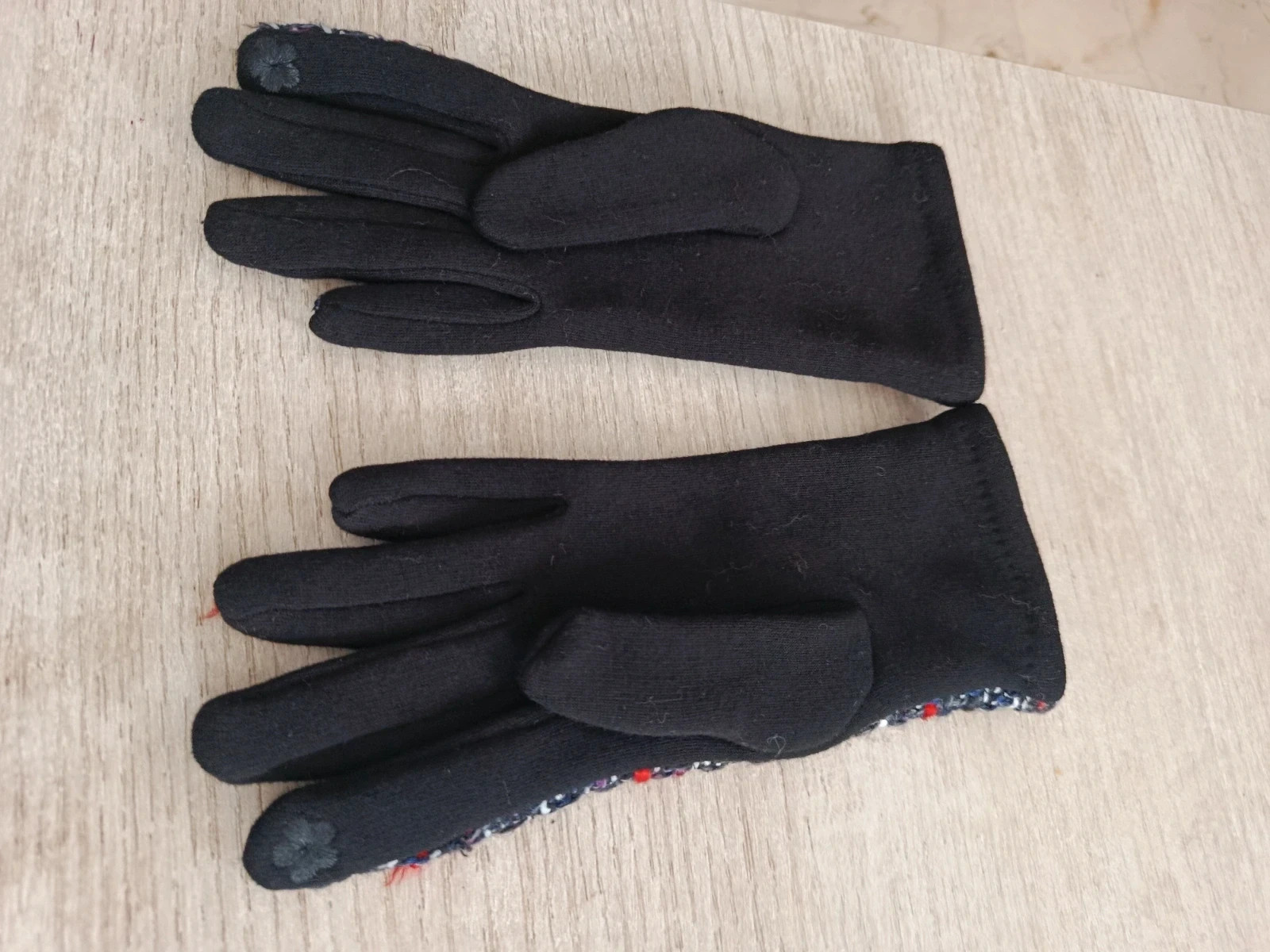 Guantes de Tweed con Detalle Táctil🔥🔥 – Local – taille 5 3