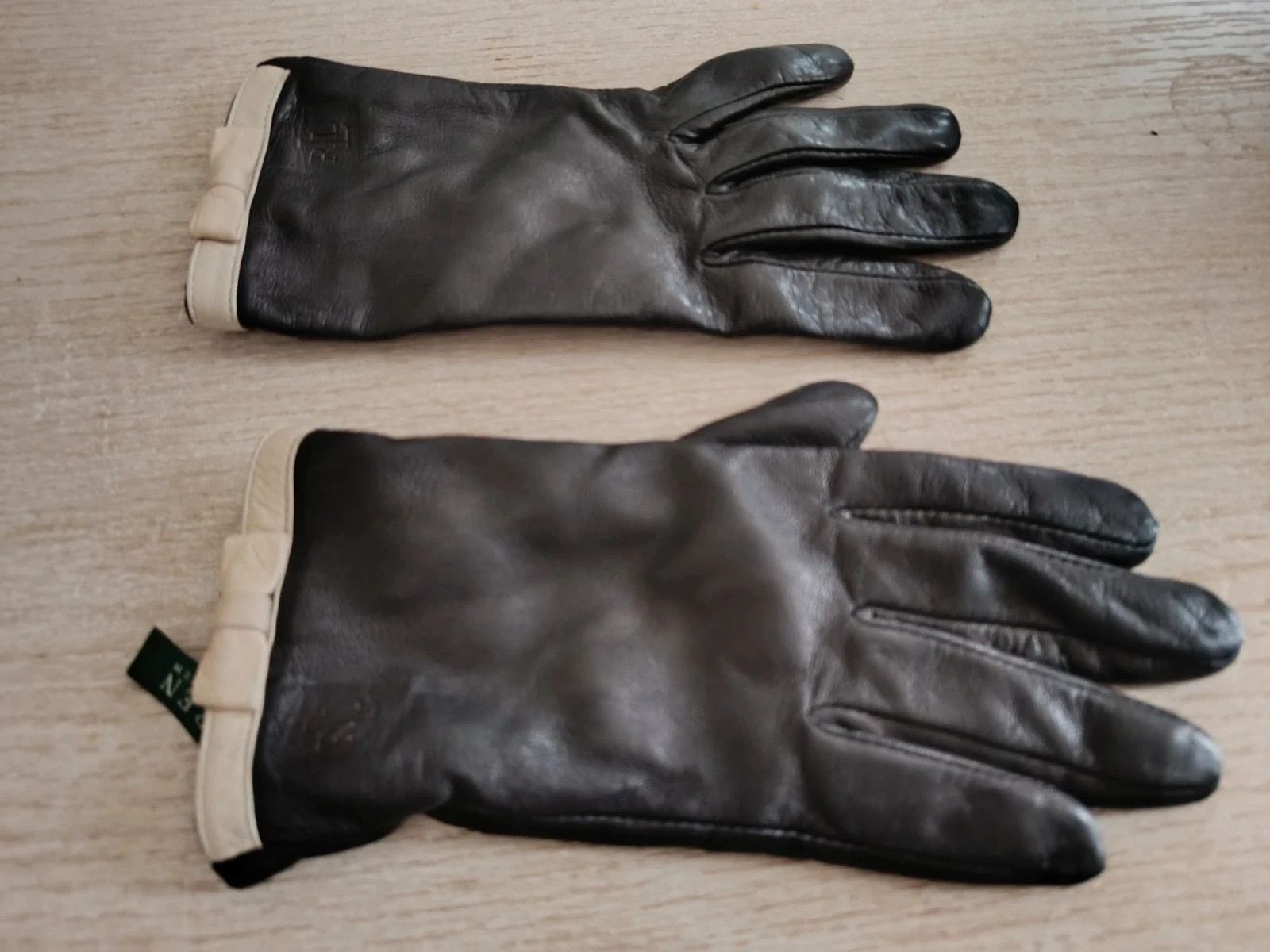Guantes de Piel Lauren Ralph Lauren con Lazo Talla S🔥🔥 – Ralph Lauren – taille S 2