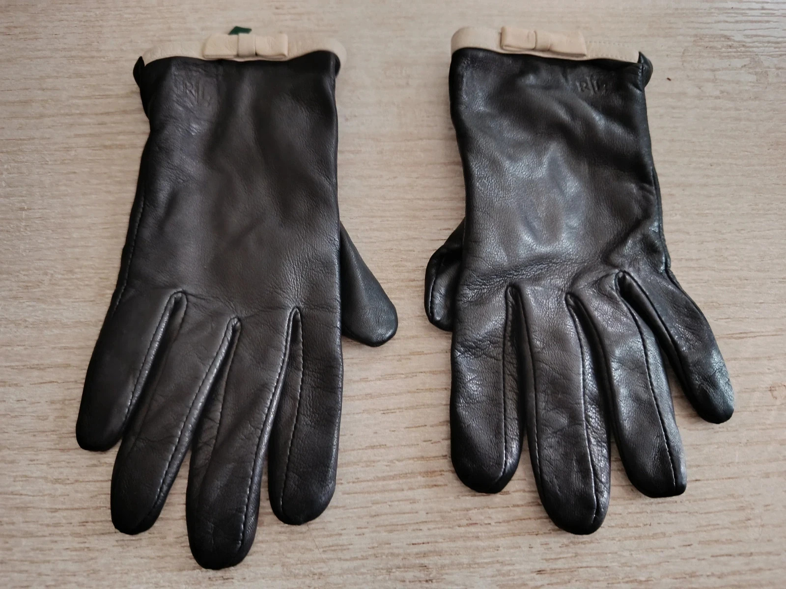 Guantes de Piel Lauren Ralph Lauren con Lazo Talla S🔥🔥 – Ralph Lauren – taille S 3