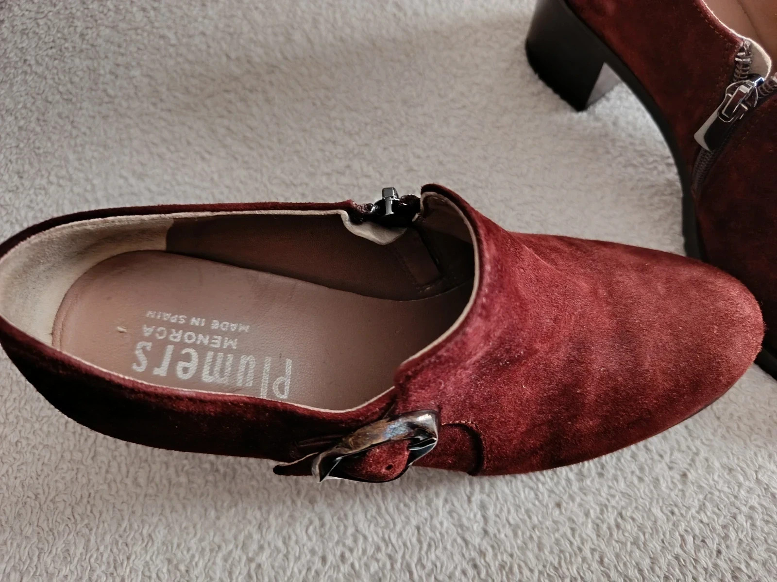 Botines Plumers Menorca - Ante Burdeos🔥🔥 – Plumers – taille 37 3