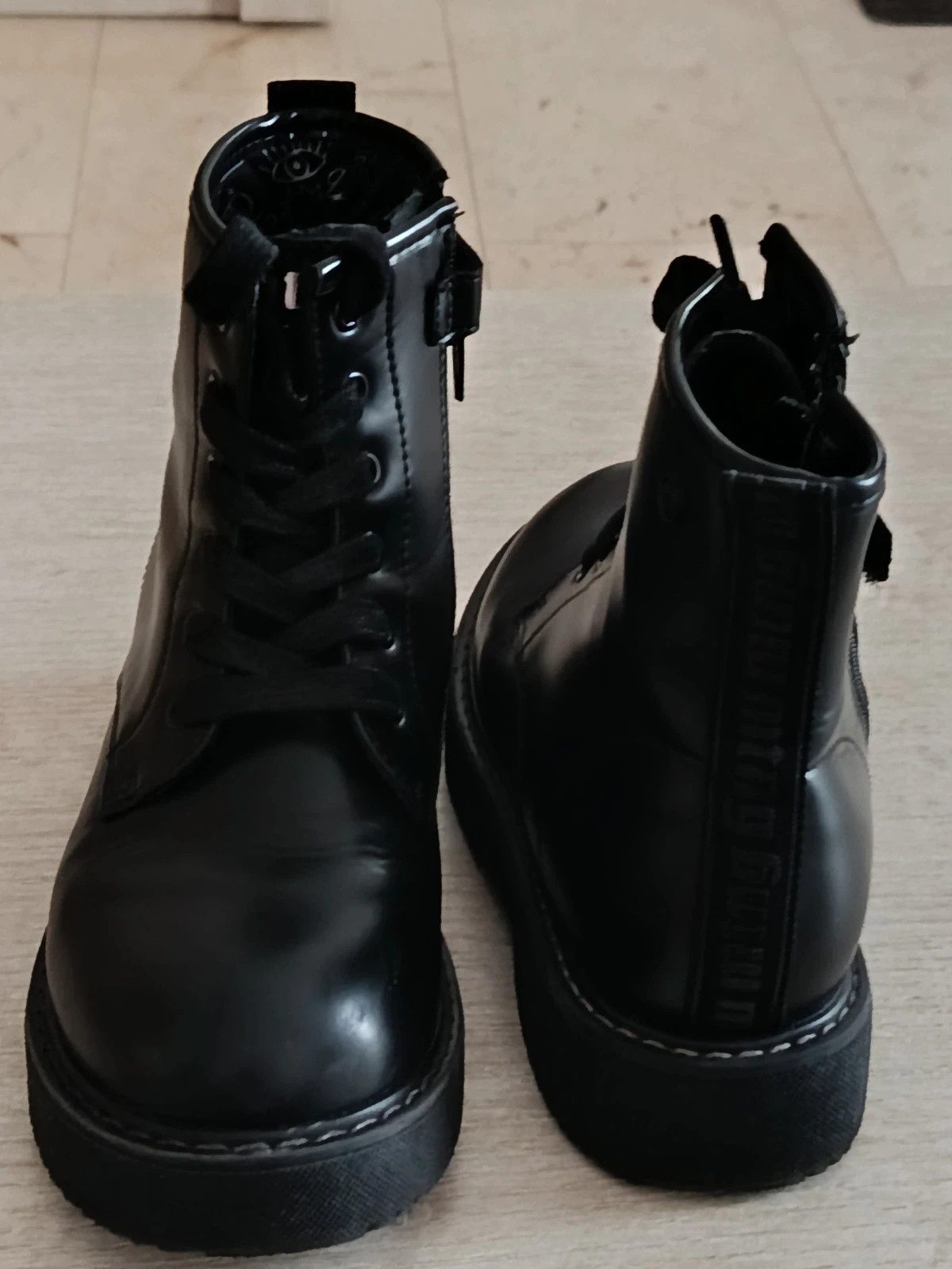 Botines Militares Negros MTNG 🔥🔥 – Mustang – taille 34 2