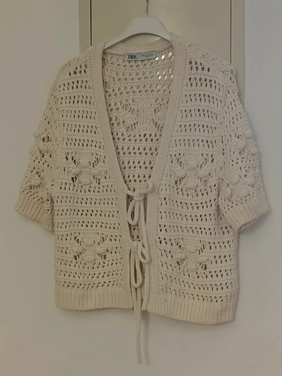 Cárdigan / Chaqueta de punto calado estilo Boho Zara 🔥🔥Talla M – Zara – taille M / 38 / 10