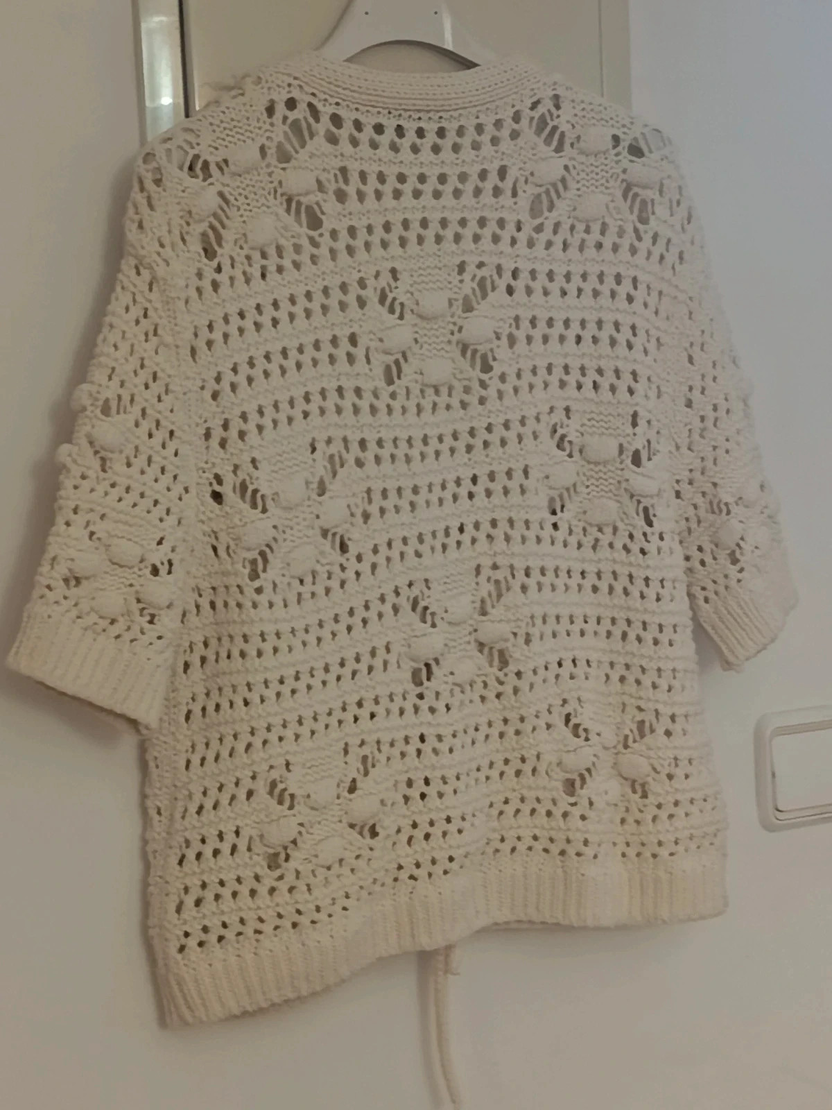 Cárdigan / Chaqueta de punto calado estilo Boho Zara 🔥🔥Talla M – Zara – taille M / 38 / 10 5