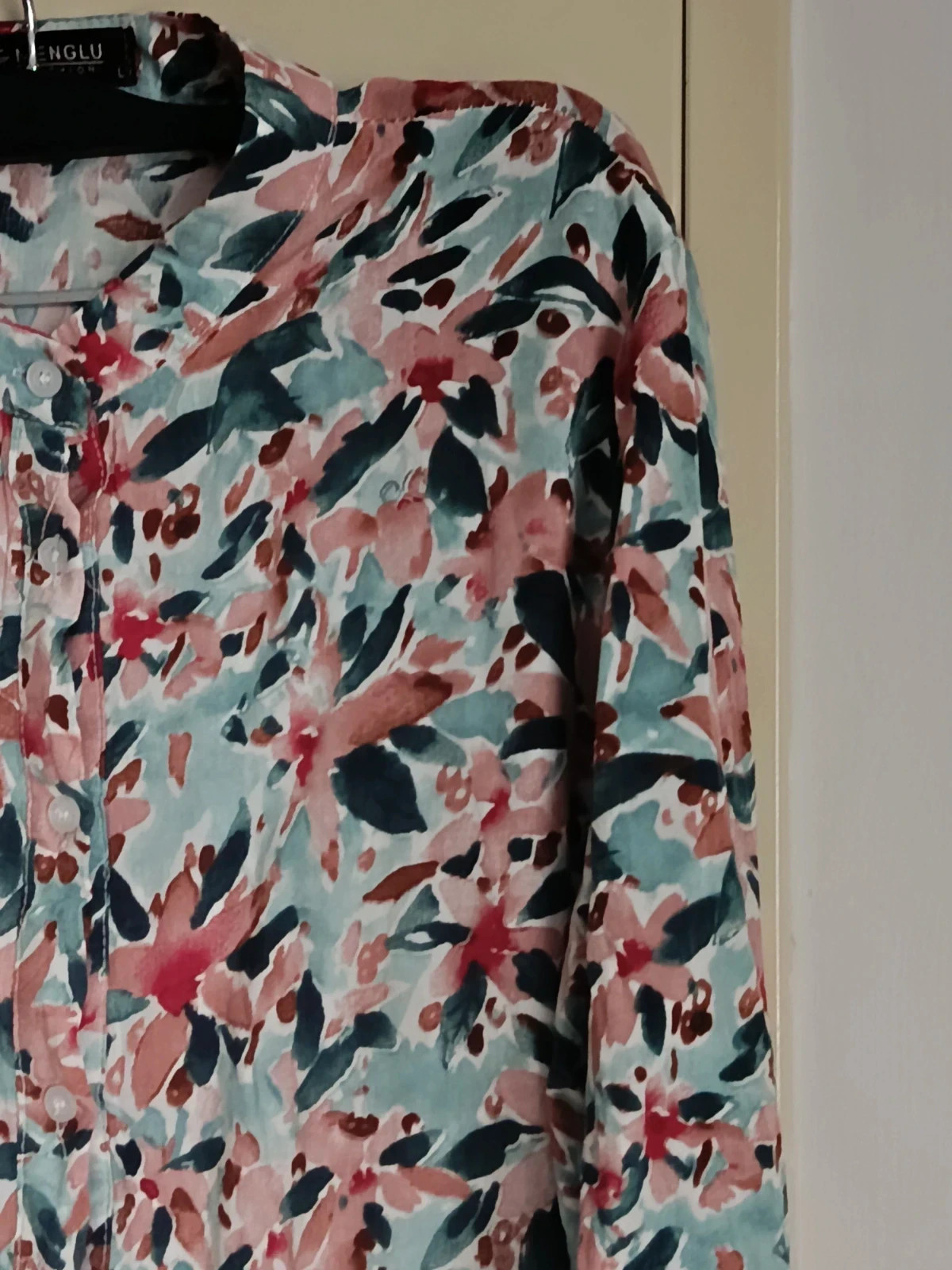 Vestido camisero corto de flores - Marca Menglu Fashion🔥🔥 – Menglu Fashion – taille L / 40 / 12 3