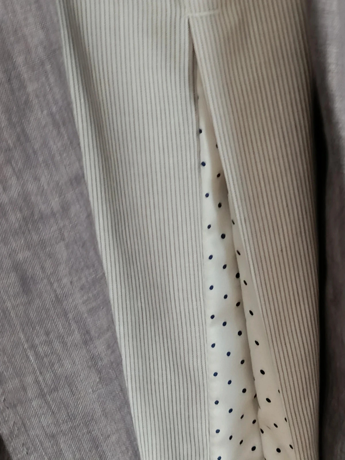 Blazer gris jaspeado de lino talla xs🔥🔥Zara – Zara – taille XS / 34 / 6 5