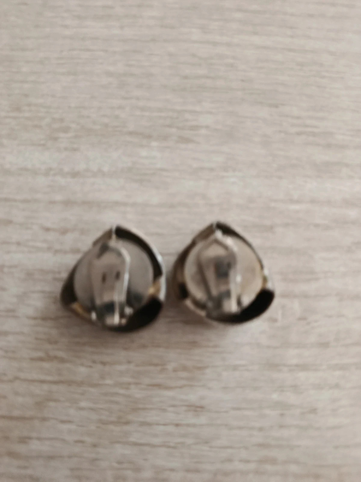 Pendientes vintage de clip - Diseño de nudo satinado plateado🔥🔥 3