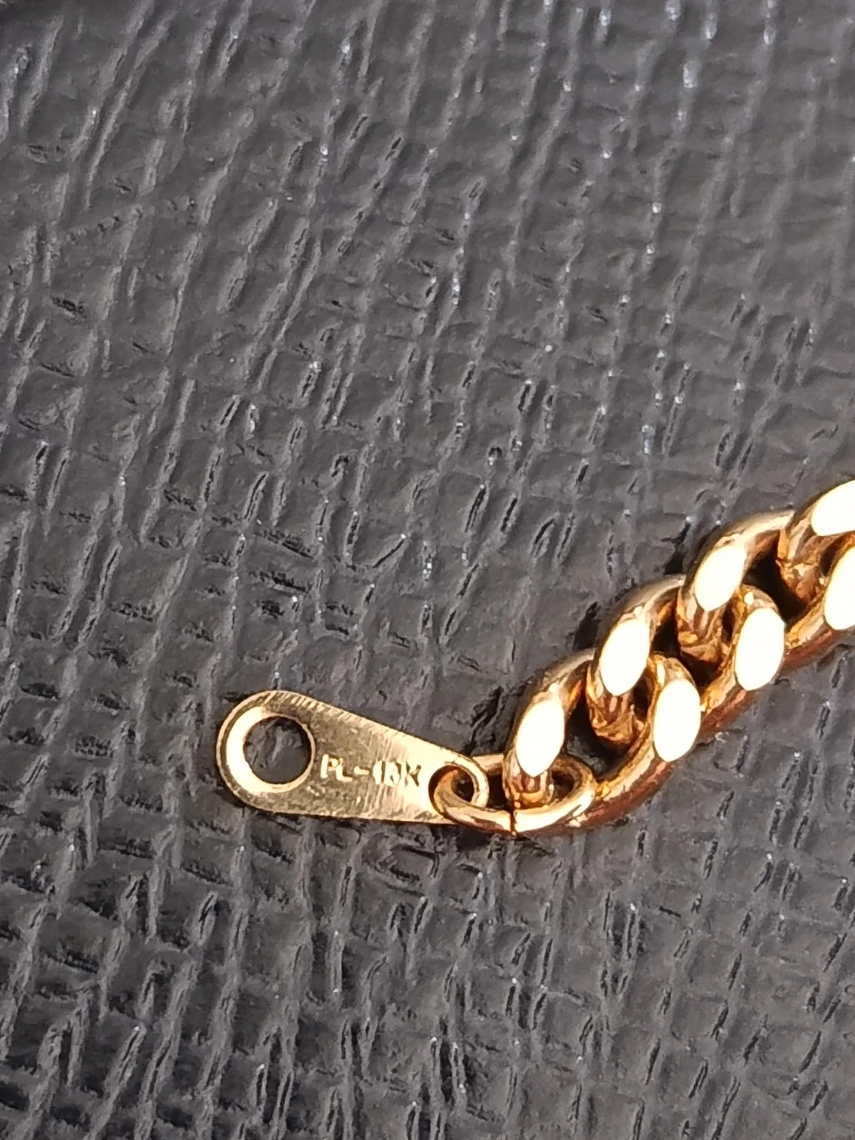 Pulsera de Cadena Estilo Figaro Baño de Oro 18K🔥🔥 4