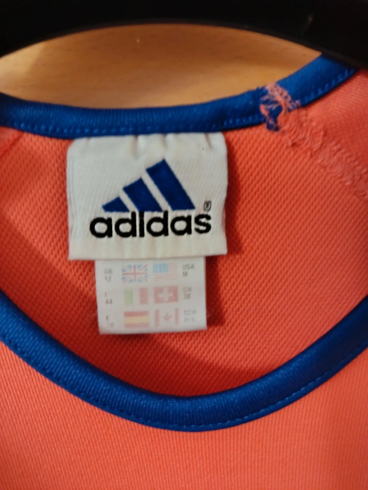 Camiseta Adidas Vintage Naranja/Azul talla M🔥🔥 – adidas – taille M / 38 / 10 2