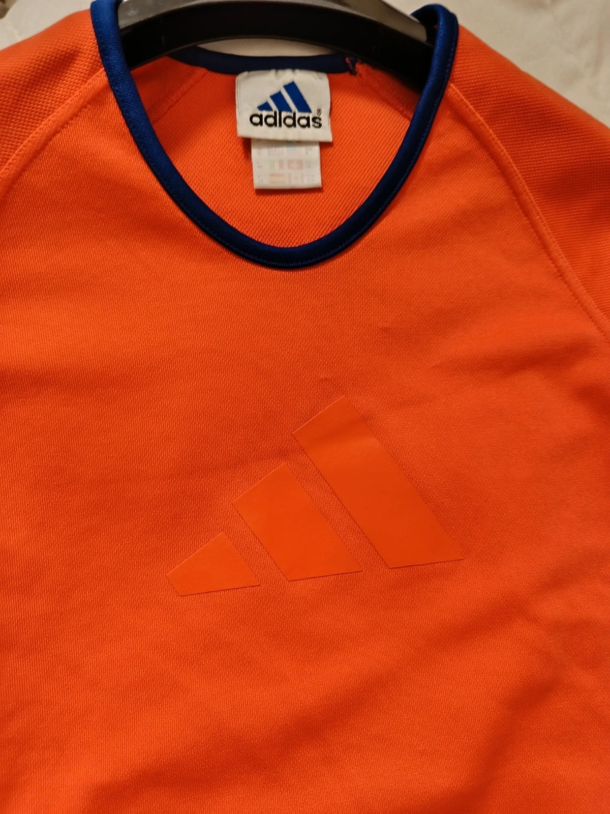 Camiseta Adidas Vintage Naranja/Azul talla M🔥🔥 – adidas – taille M / 38 / 10 5