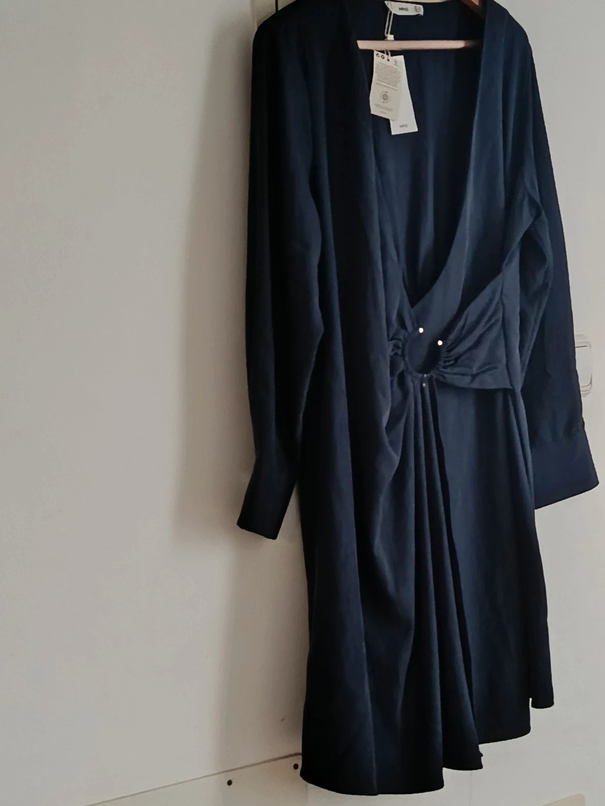 Vestido azul marino de Mango tencel 🔥🔥 – Mango – taille XXL / 44 / 16