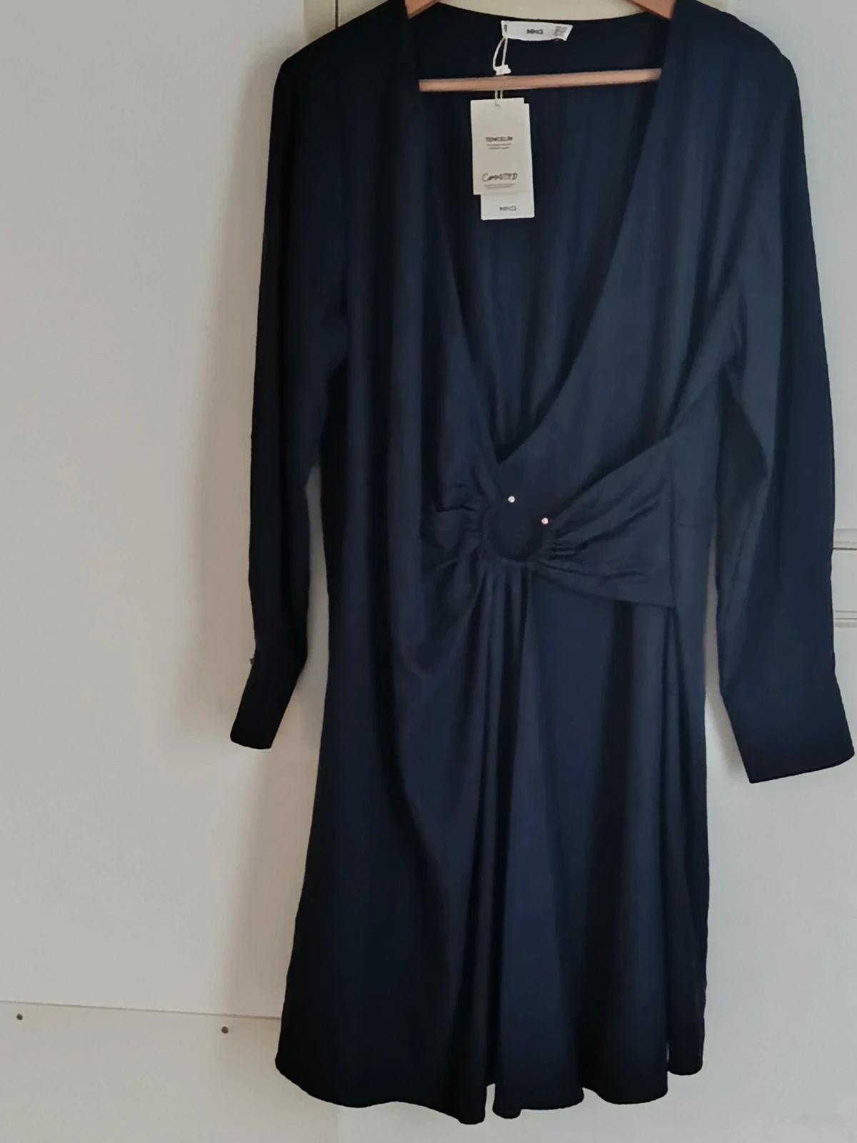 Vestido azul marino de Mango tencel 🔥🔥 – Mango – taille XXL / 44 / 16 2
