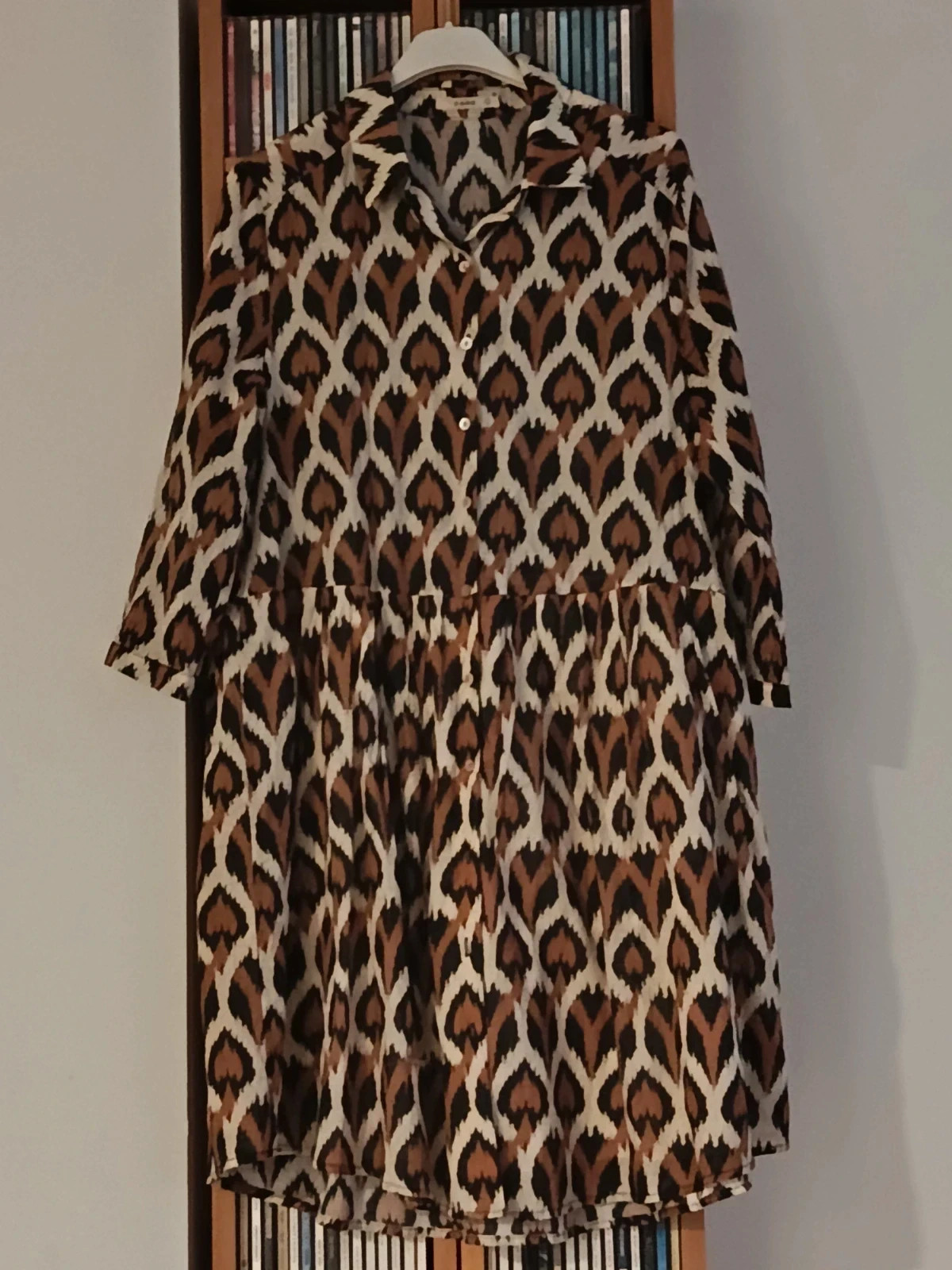 Vestido camisero boho It Hippie con estampado étnico - Talla L🔥🔥