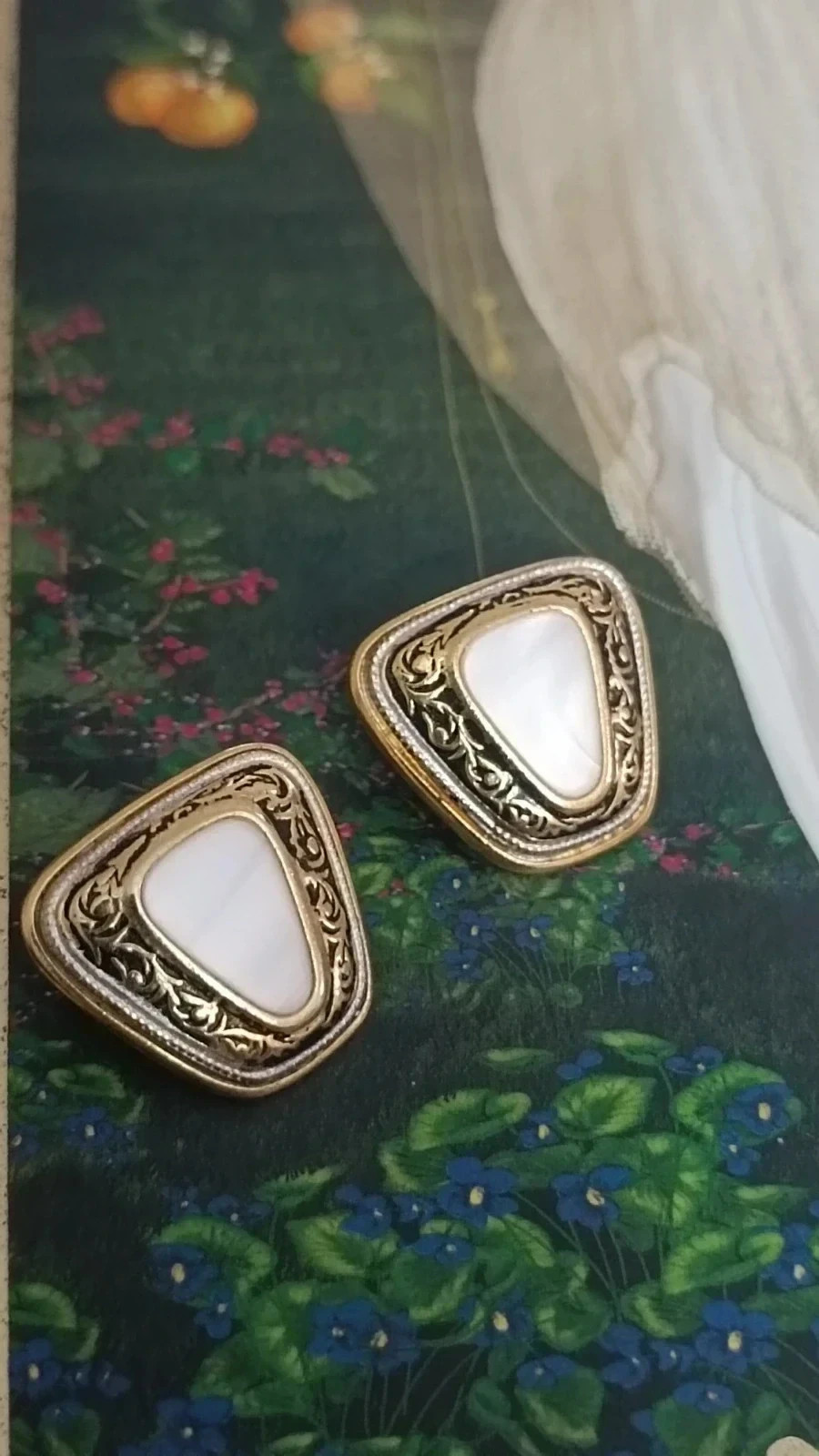 Pendientes trapezoides damasquinados 🔥🔥