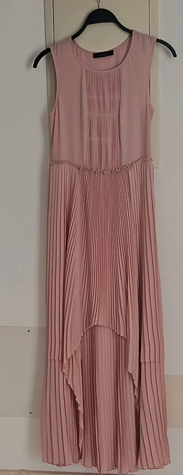 Vestido midi plisado rosa empolvado Twinset Simona Barbieri 🔥🔥