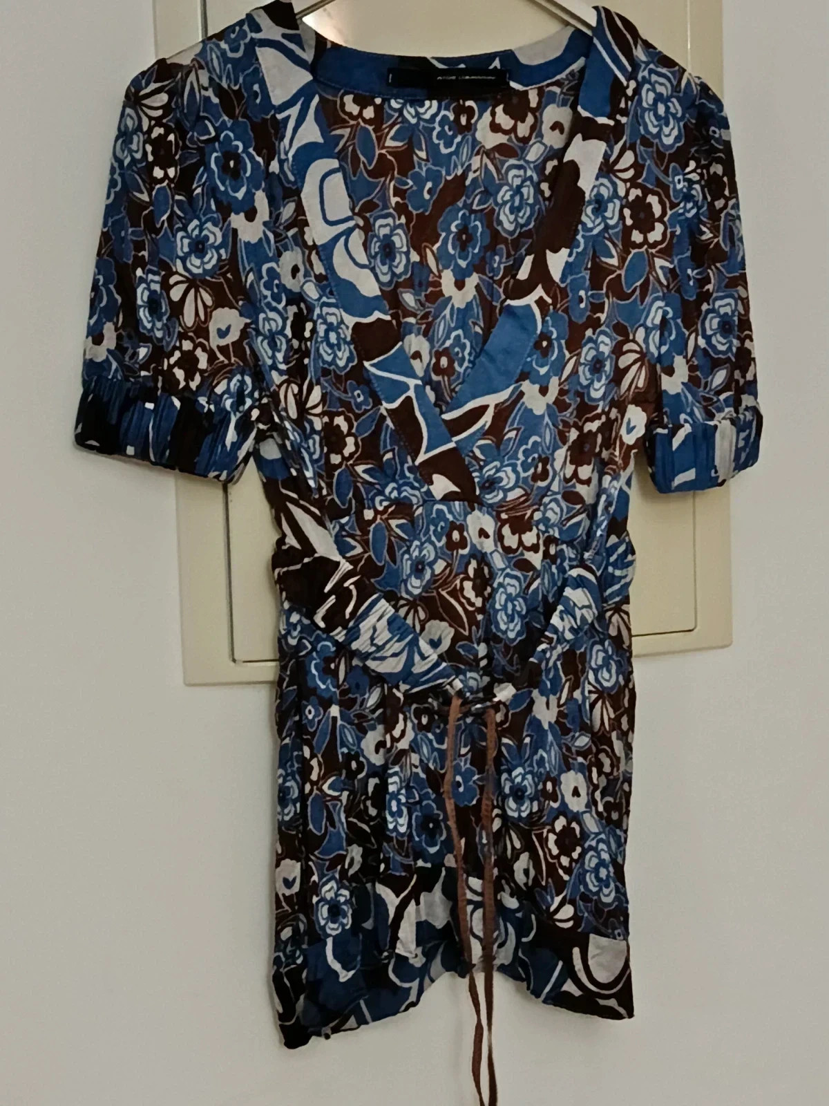 Blusa Italiana Atos Lombardini - Estampado Floral Retro🔥🔥 – Atos Lombardini – taille S / 36 / 8