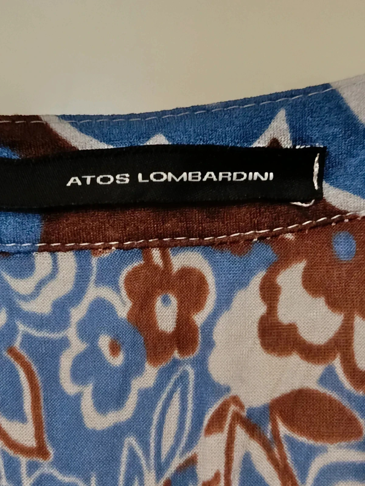 Blusa Italiana Atos Lombardini - Estampado Floral Retro🔥🔥 – Atos Lombardini – taille S / 36 / 8 4
