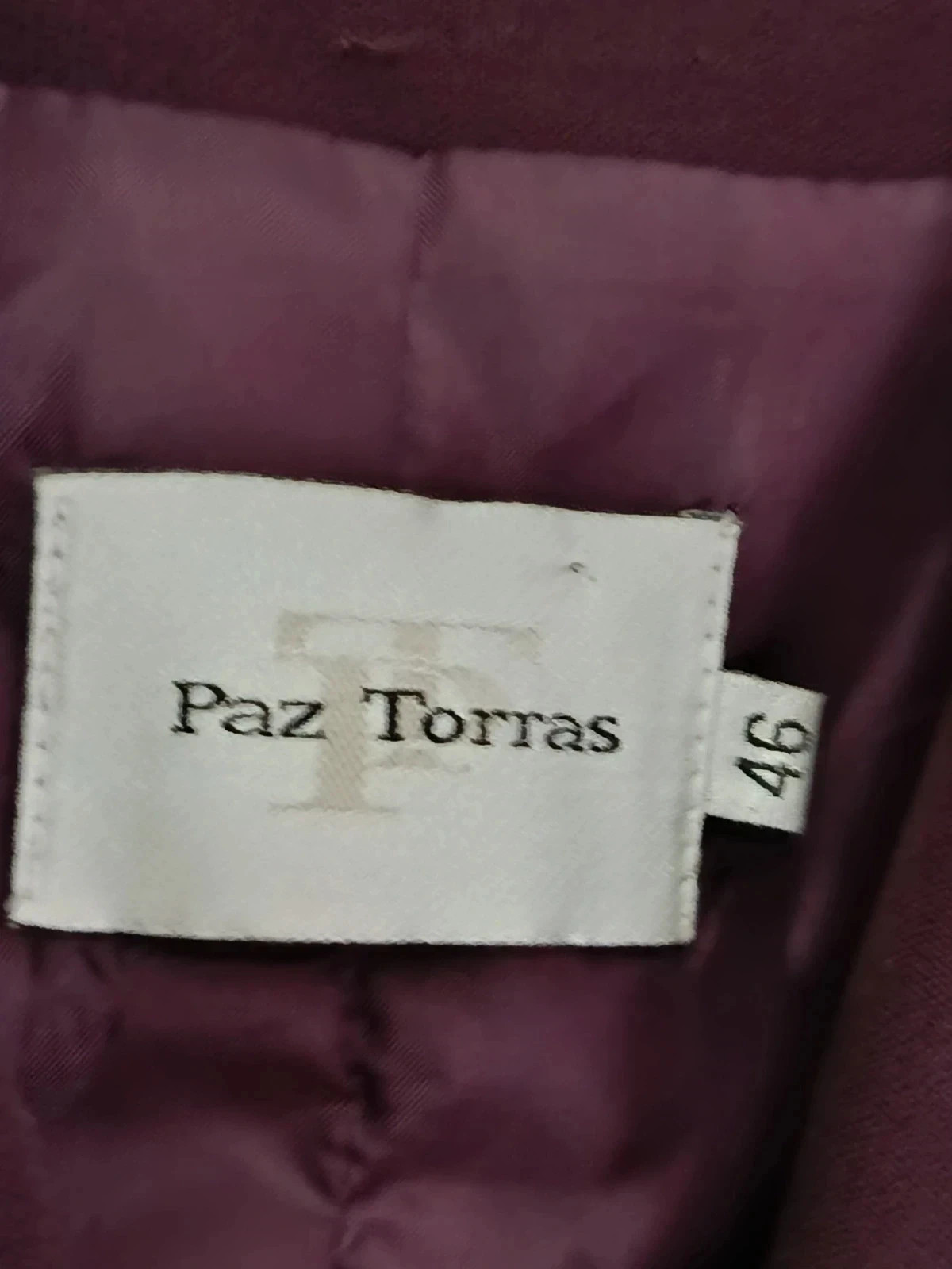 Chaqueta entretiempo Paz Torras leer descripción 🔥🔥 – Paz Torras – taille XL / 42 / 14 2