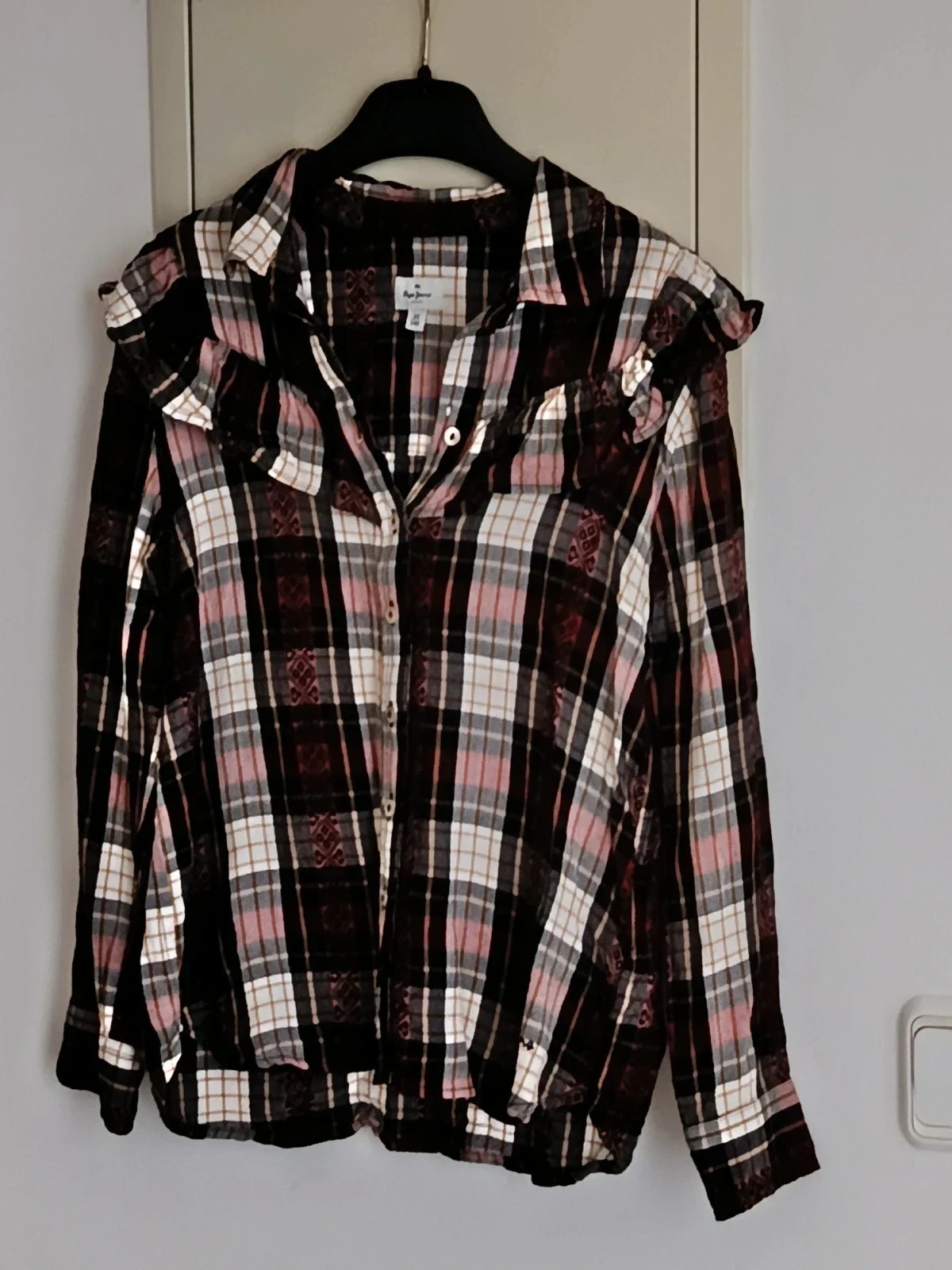 Camisa Pepe Jeans London - Estilo Boho Tartán🔥🔥