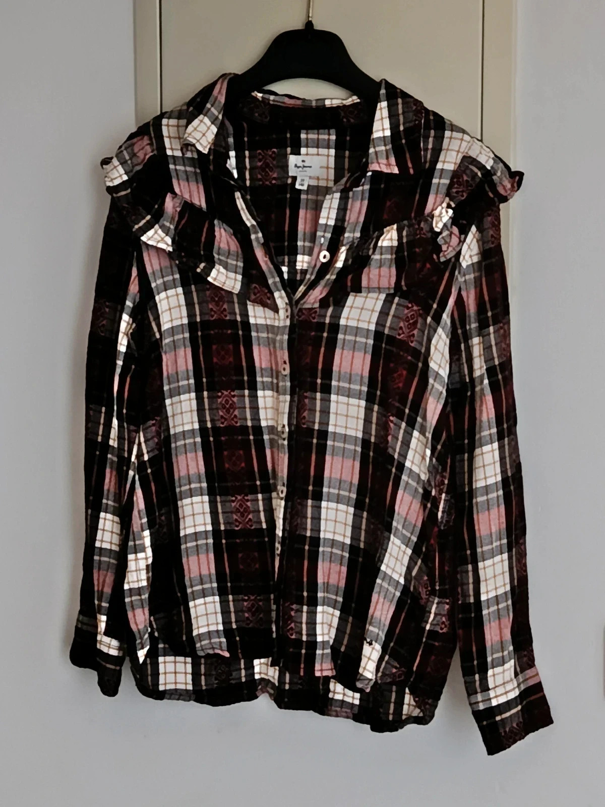 Camisa Pepe Jeans London - Estilo Boho Tartán🔥🔥 – Pepe Jeans – taille 10 ans / 140 cm 2