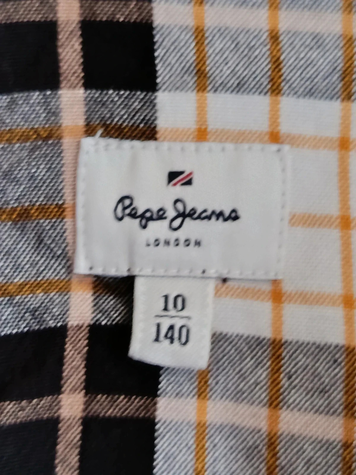 Camisa Pepe Jeans London - Estilo Boho Tartán🔥🔥 – Pepe Jeans – taille 10 ans / 140 cm 3