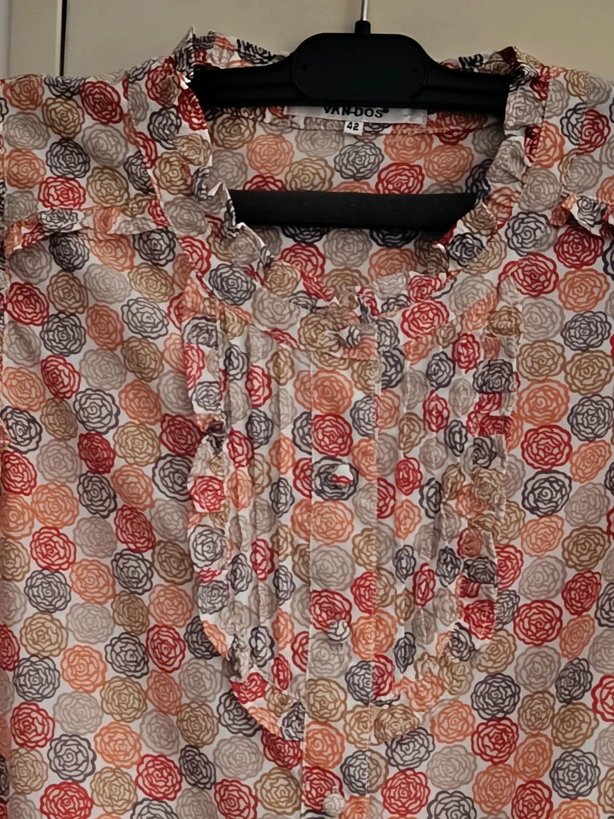 Blusa estampada con volantes VAN-DOS 🔥🔥 – VAN-DOS – taille L / 40 / 12 5