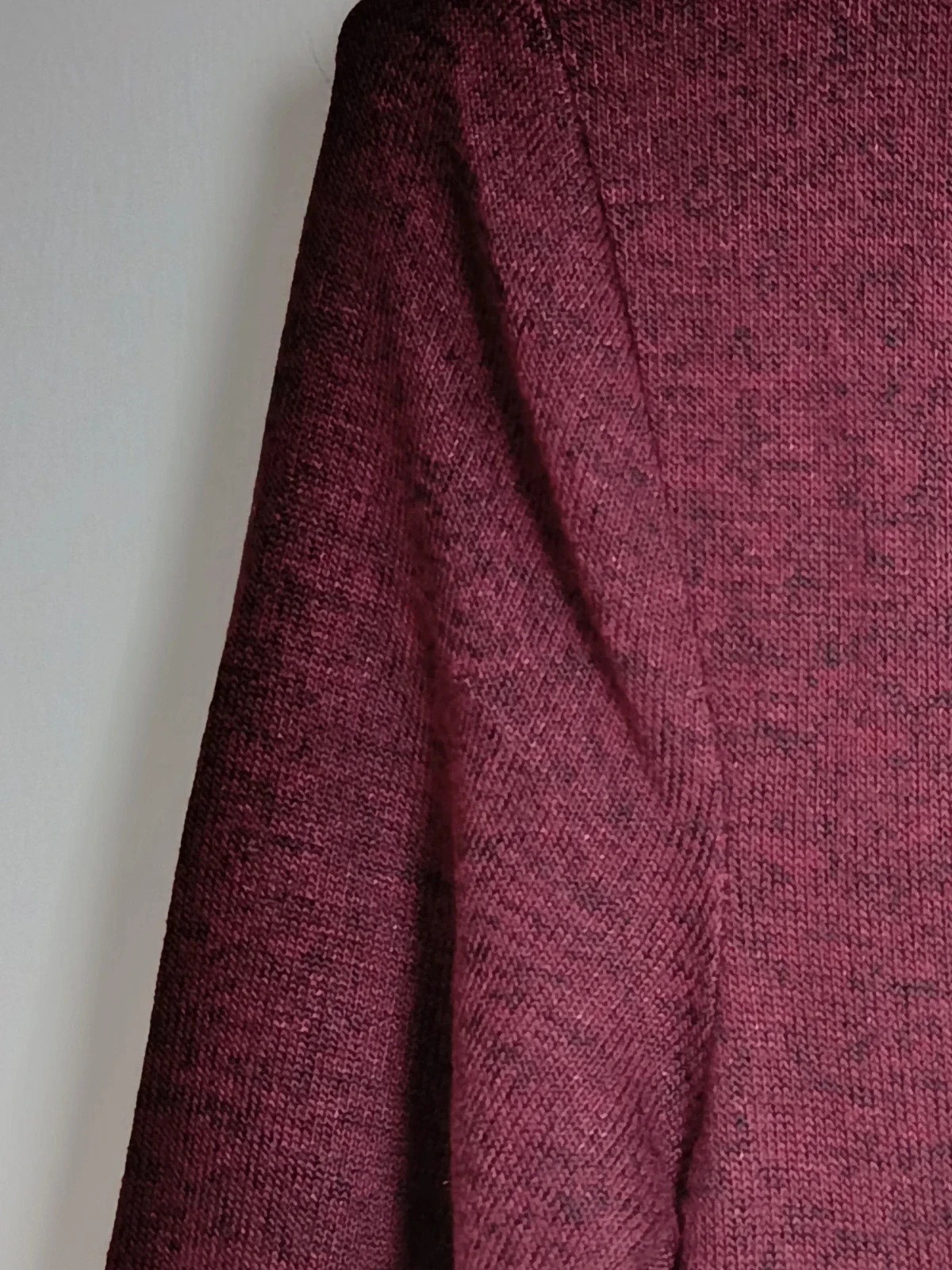 Vestido Largo de Punto Stradivarius Burdeos Melange Talla M🔥🔥 – Stradivarius – taille M / 38 / 10 4