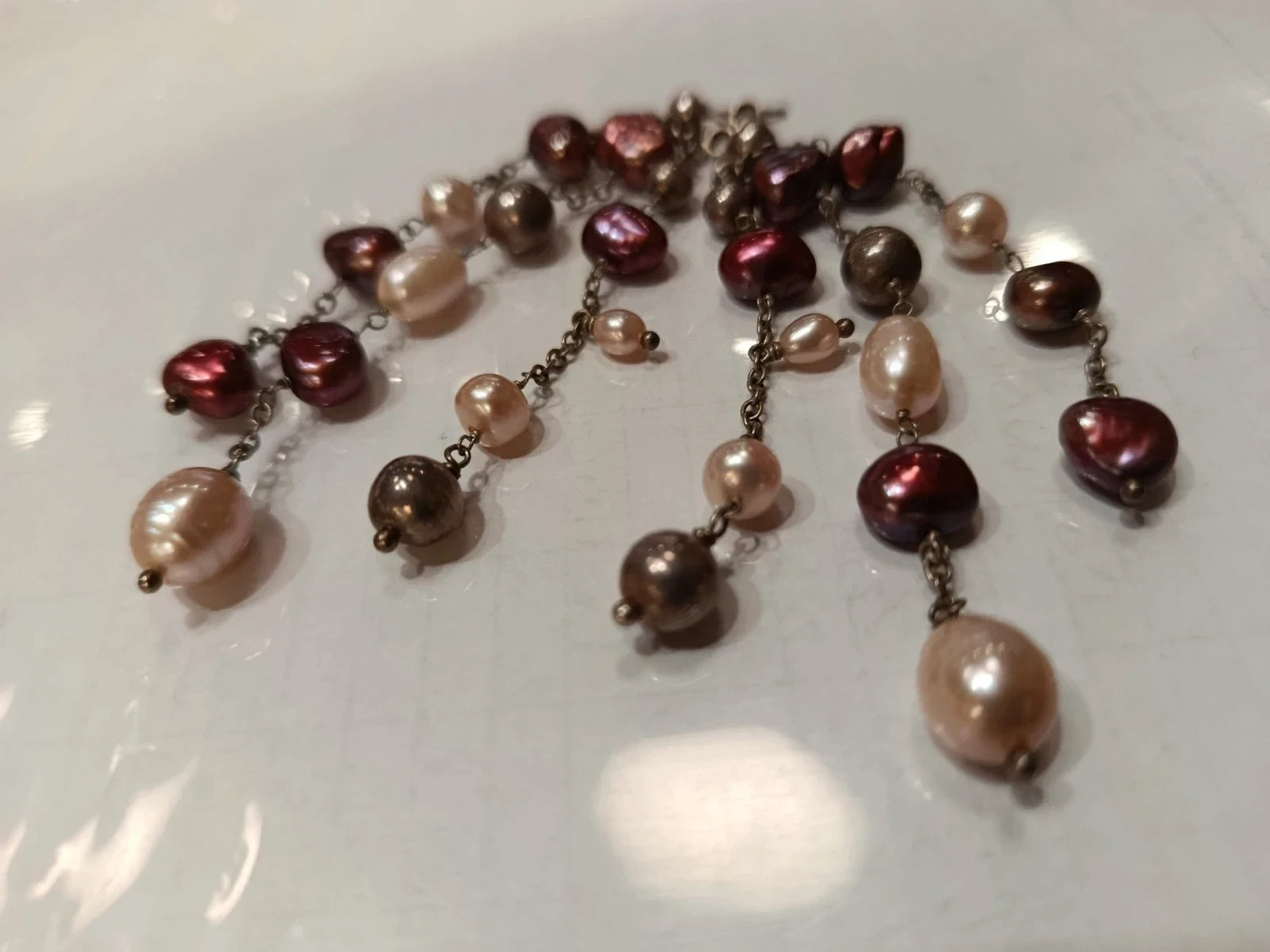 Pendientes Italianos Cascada de Perlas Elegancia Artesanal🔥🔥 – Artesanía italiana 2