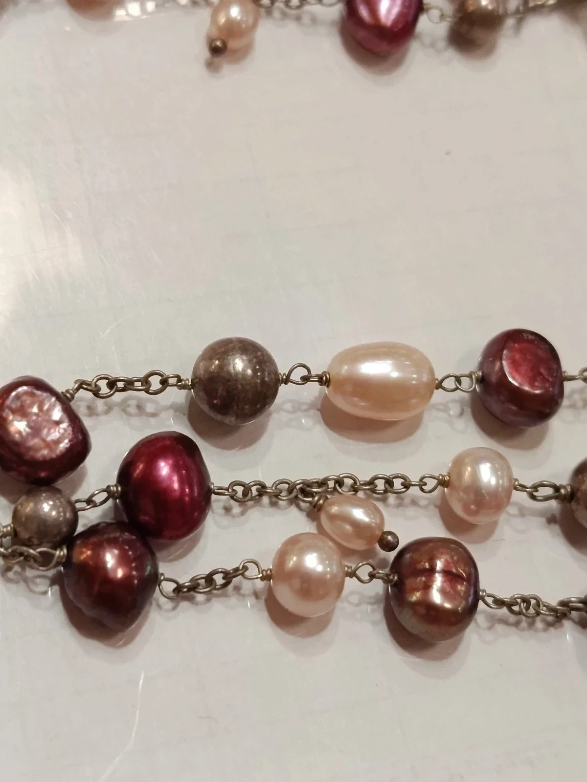 Pendientes Italianos Cascada de Perlas Elegancia Artesanal🔥🔥 – Artesanía italiana 3