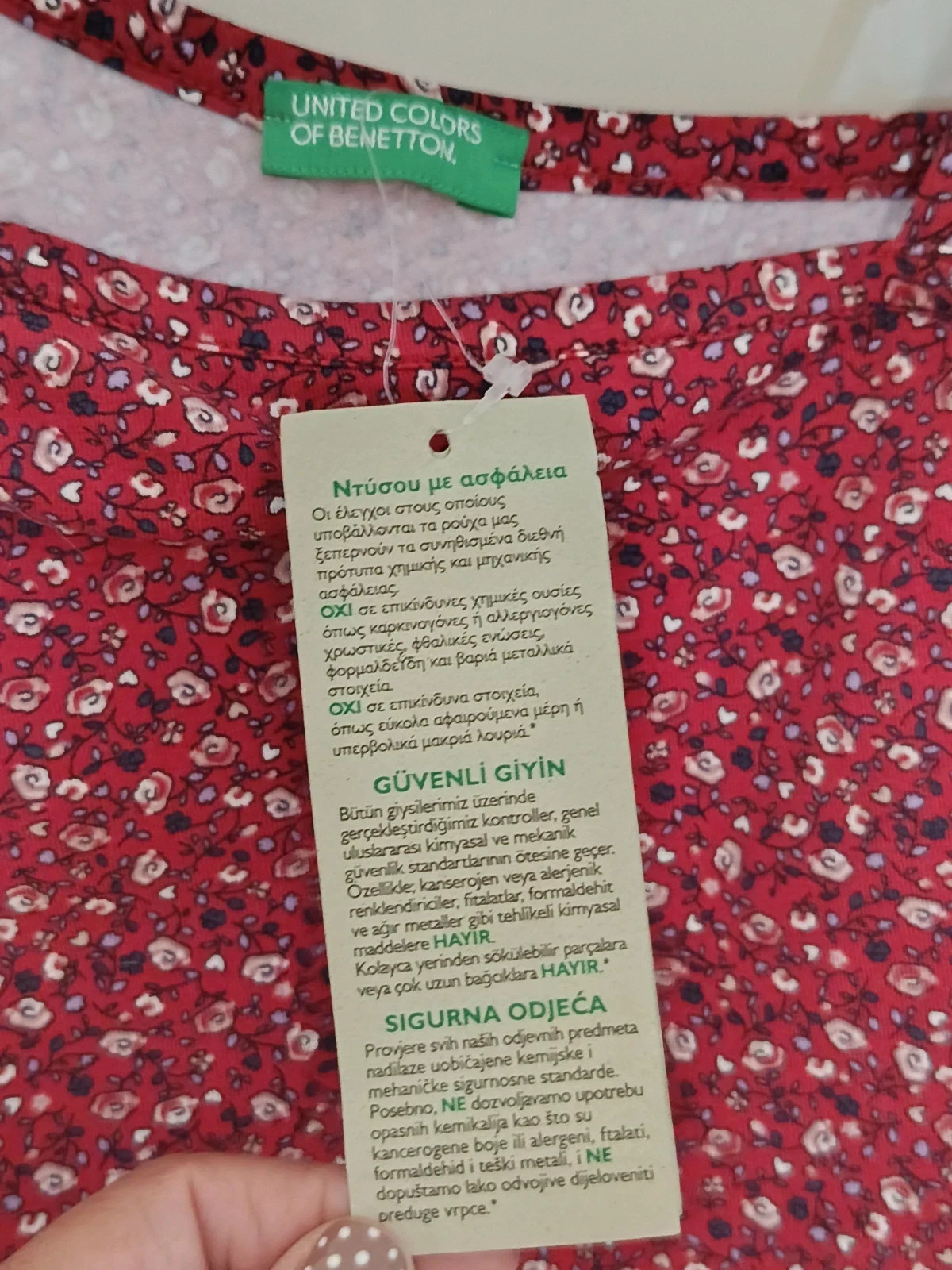Top asimétrico floral Benetton 11-12 años 🔥🔥 – United Colors of Benetton – taille 12 ans / 152 cm 3