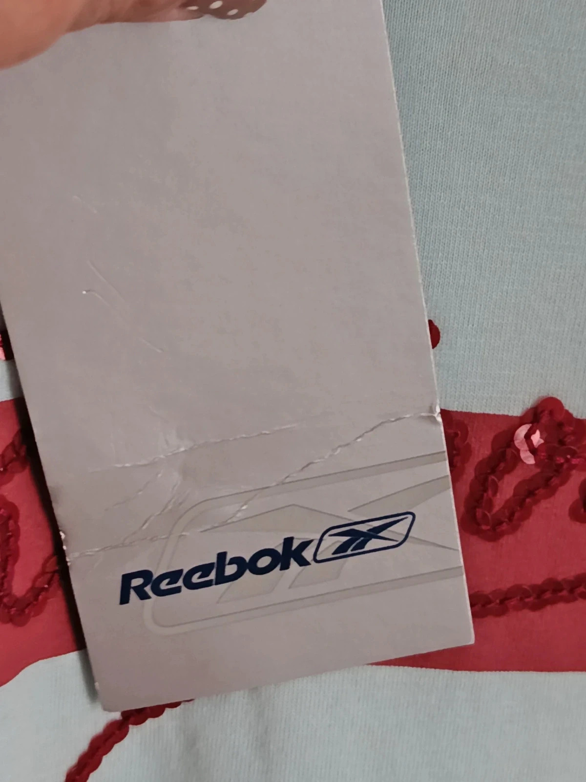 Camiseta Reebok Vintage Y2K con Lentejuelas 🔥🔥 totalmente original – Reebok – taille S / 36 / 8 4
