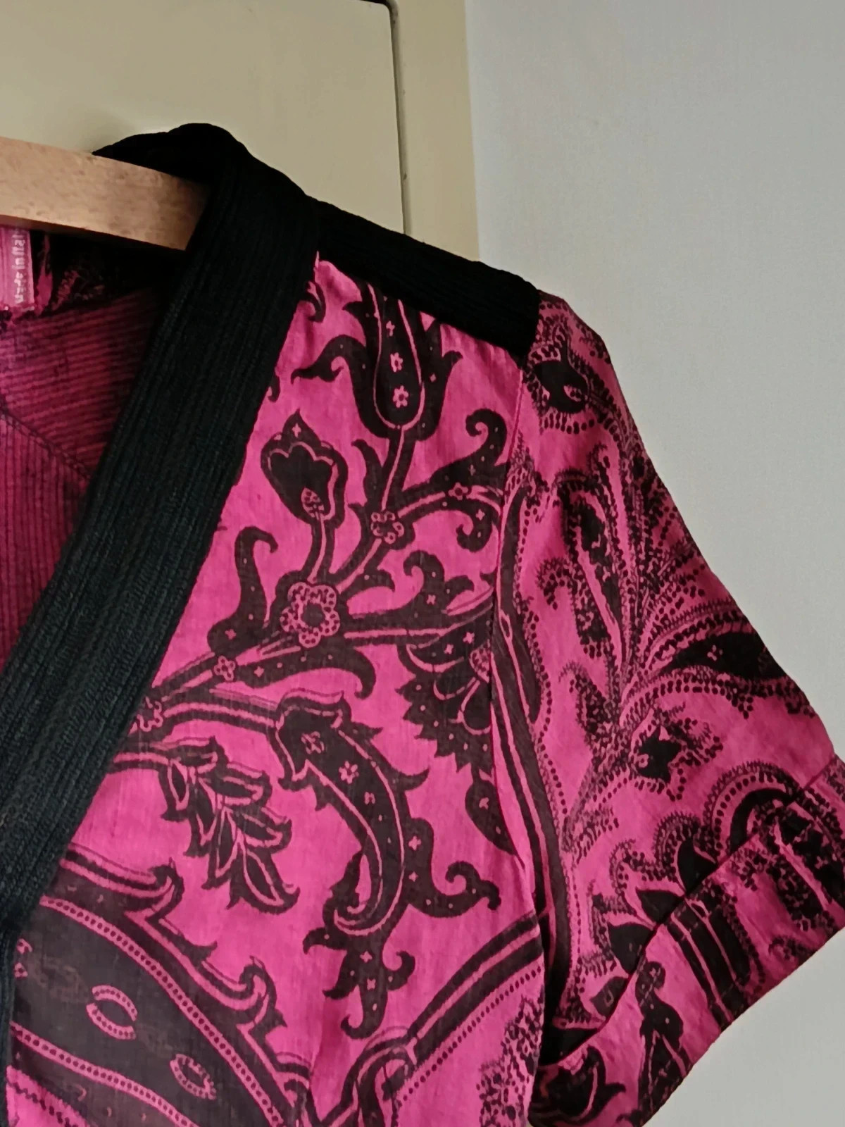 Vestido Corto ETRO Milano – Estampado Barroco Fucsia y Negro🔥🔥 – Etro – taille XS / 34 / 6 4