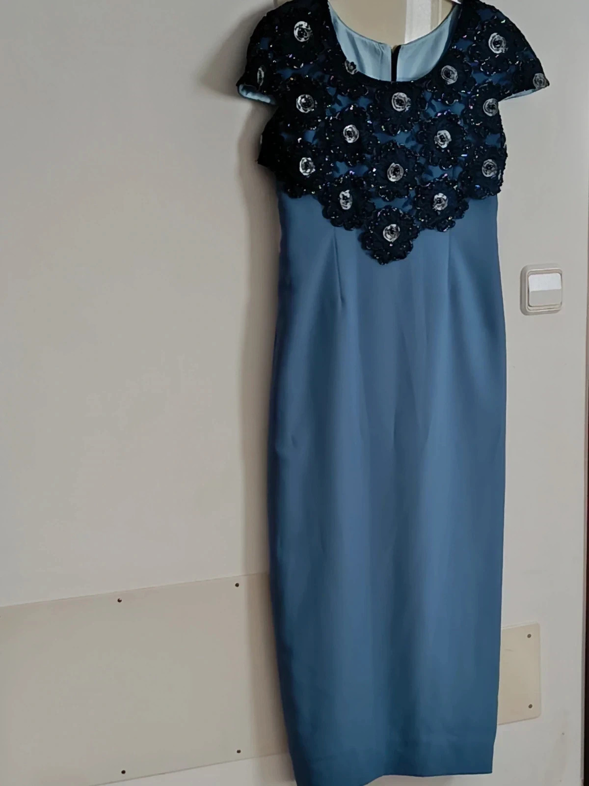 Vestido Gala Azul Ana Cano Córdoba Pedrería y Encaje🔥🔥 – Ana Cano – taille Autre