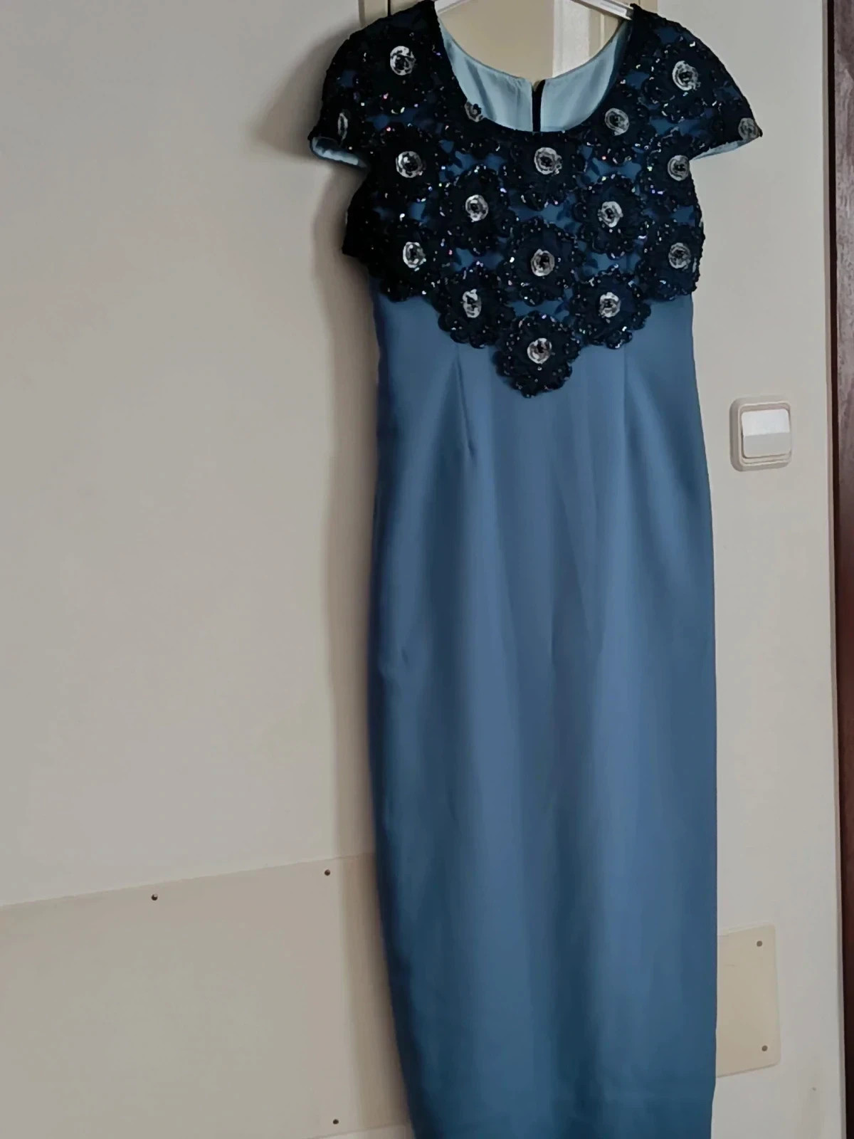 Vestido Gala Azul Ana Cano Córdoba Pedrería y Encaje🔥🔥 – Ana Cano – taille Autre 3