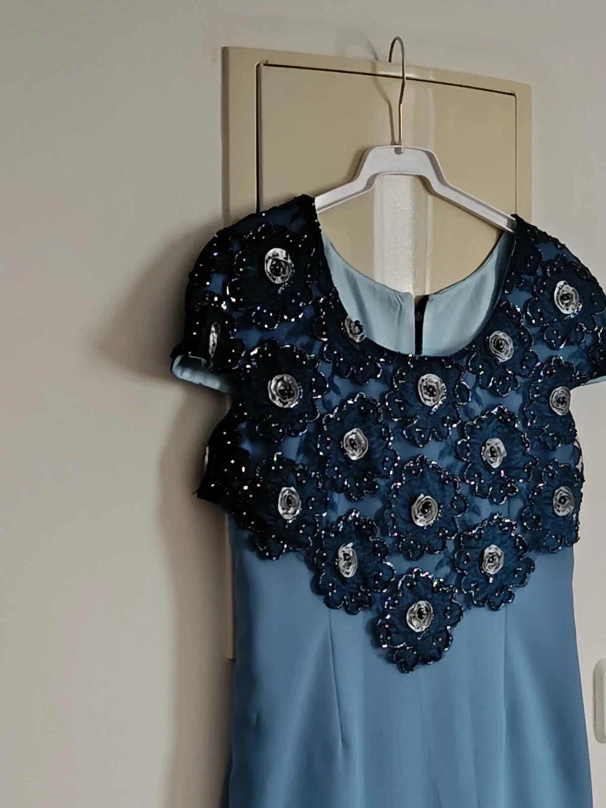 Vestido Gala Azul Ana Cano Córdoba Pedrería y Encaje🔥🔥 – Ana Cano – taille Autre 5