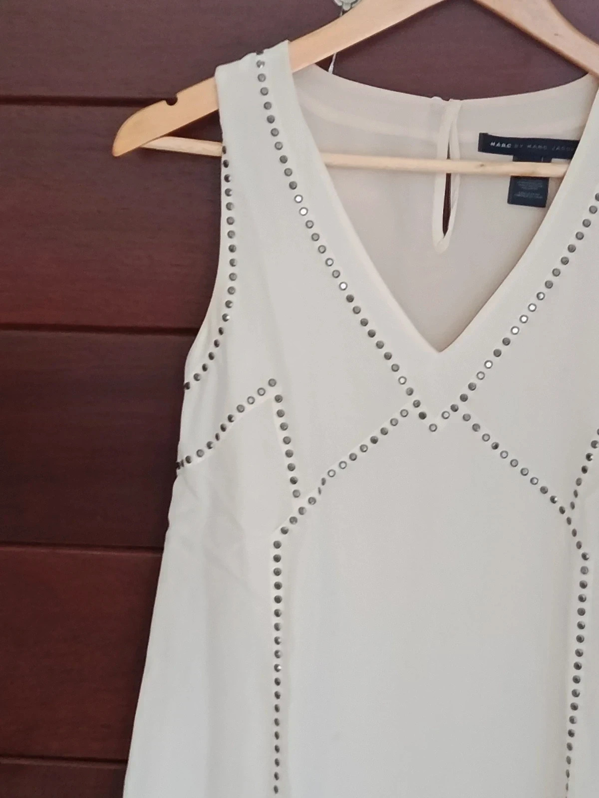 Blusa de Seda Marc by Marc Jacobs Detalles Joya Talla XS🔥🔥 – Marc Jacobs – taille XS / 34 / 6 2