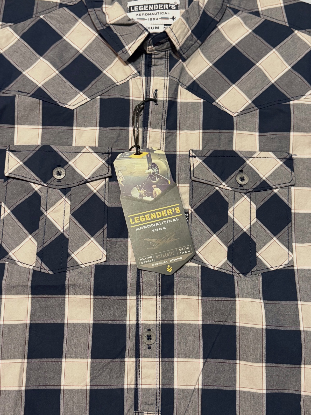 Chemise à carreaux Legender's – Legender's – taille S 2