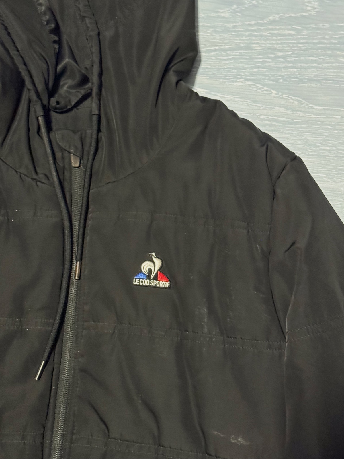 Doudoune à capuche noire Le Coq Sportif taille S – Le Coq Sportif – taille S 3