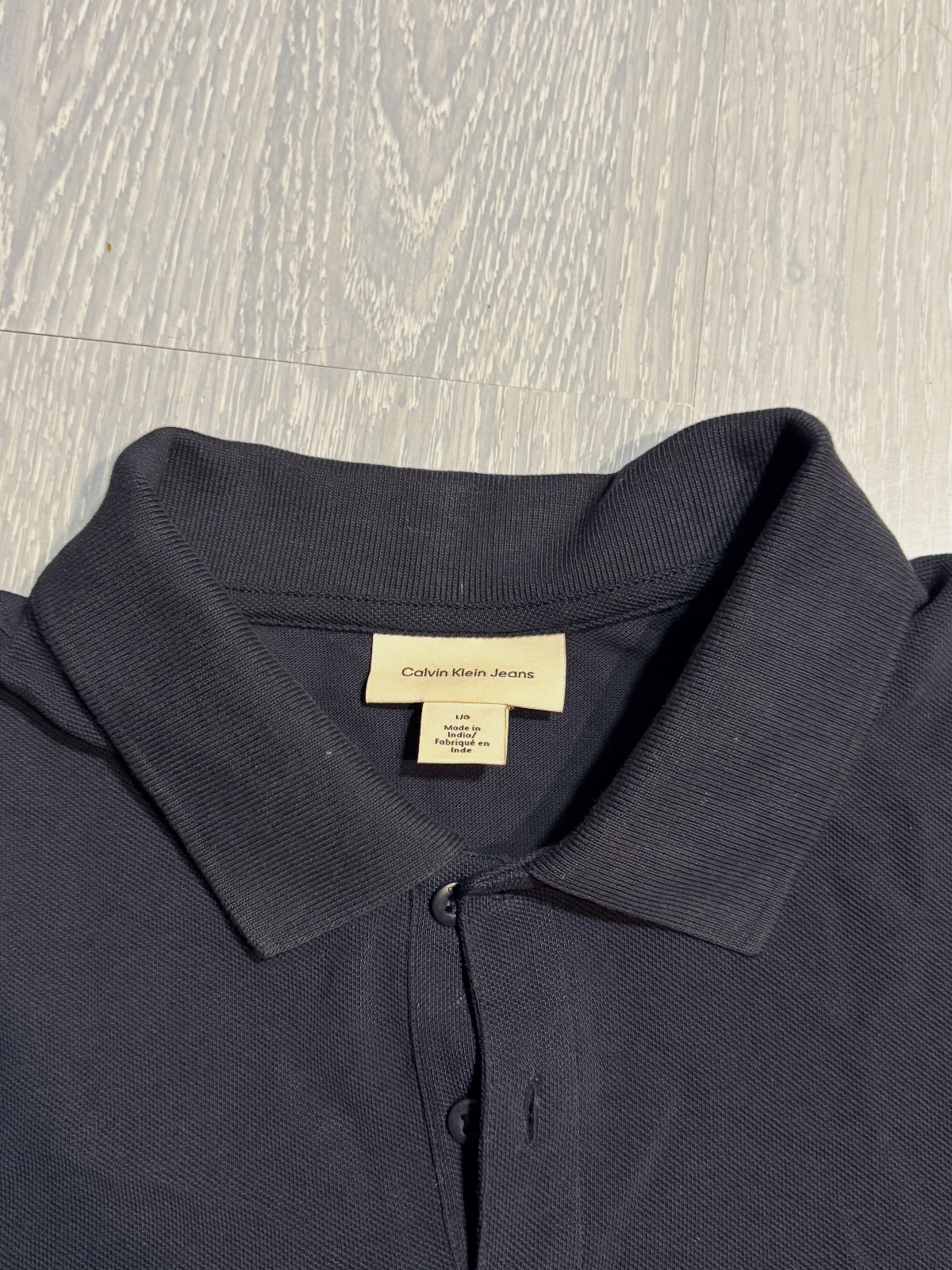 Polo Calvin Klein Jeans noir – Calvin Klein Jeans – taille L 4