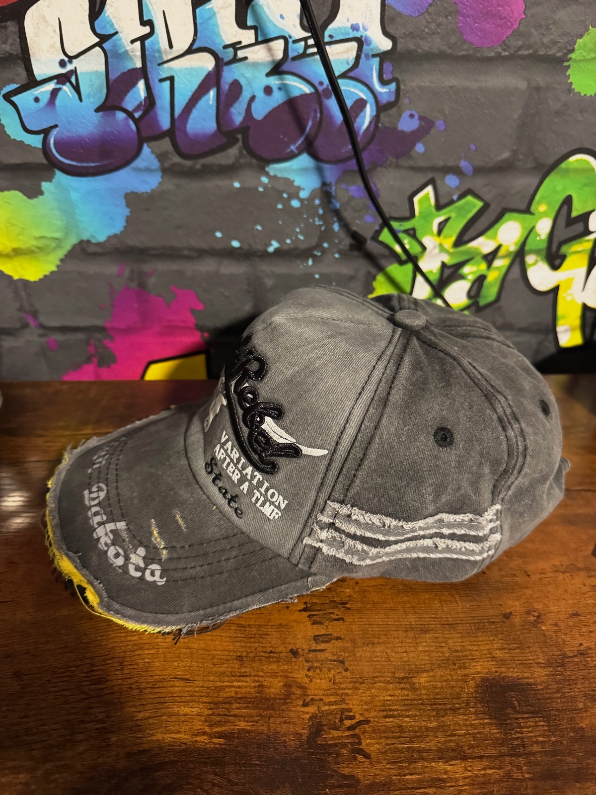 Casquette style vintage à broderie Black Rebel – Black Rebel – taille Taille unique 2