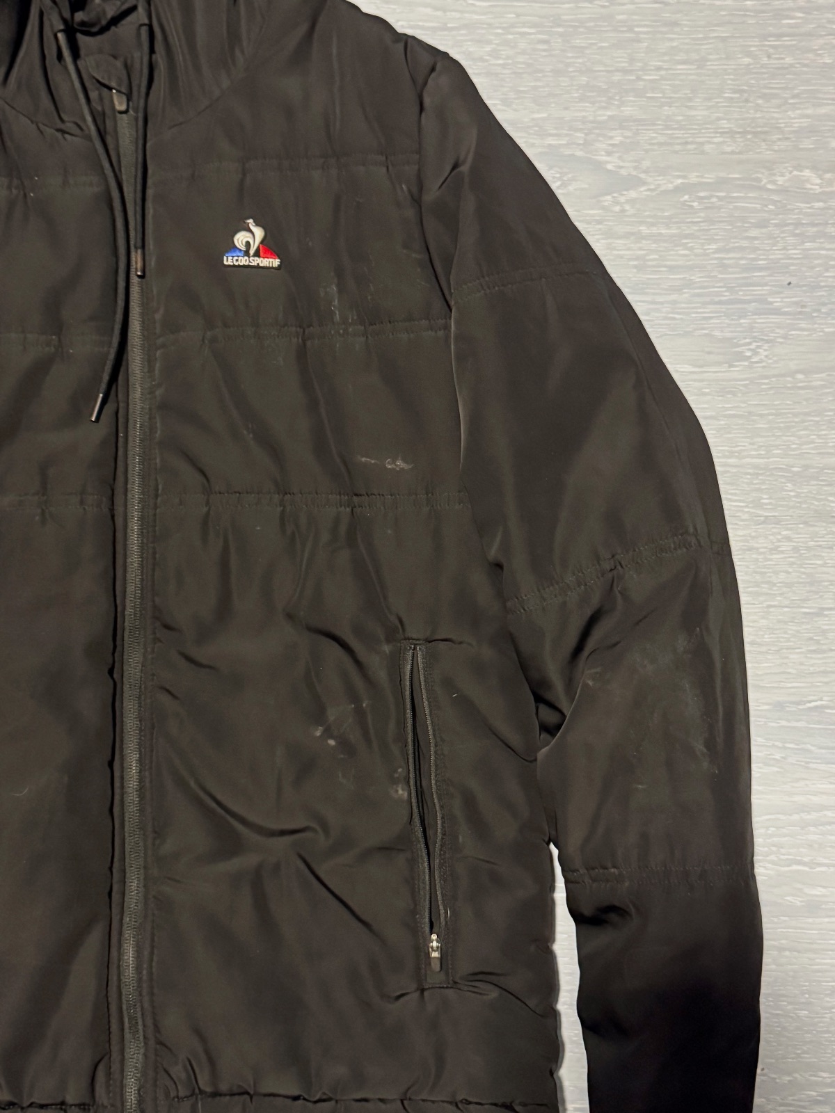Doudoune à capuche noire Le Coq Sportif taille S – Le Coq Sportif – taille S 2