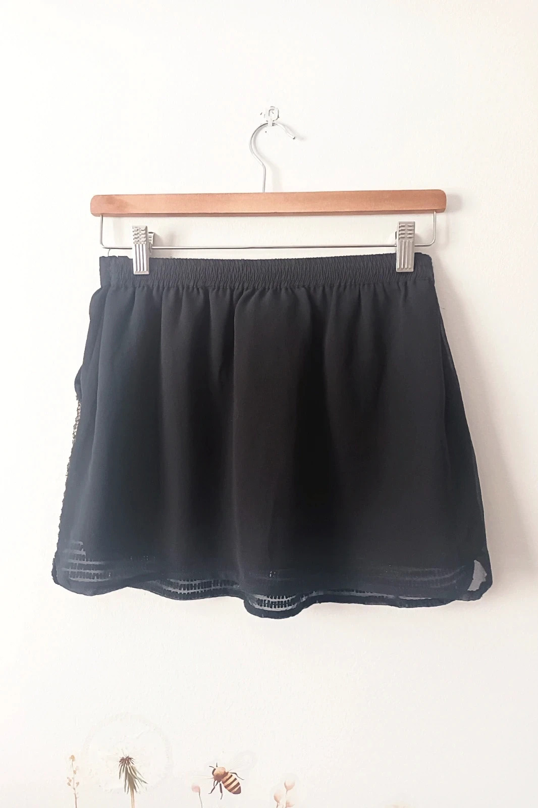 Espectacular Mini falda de lentejuelas y pedrería. T.XS – MNG Suit – taille XS / 34 / 6 3