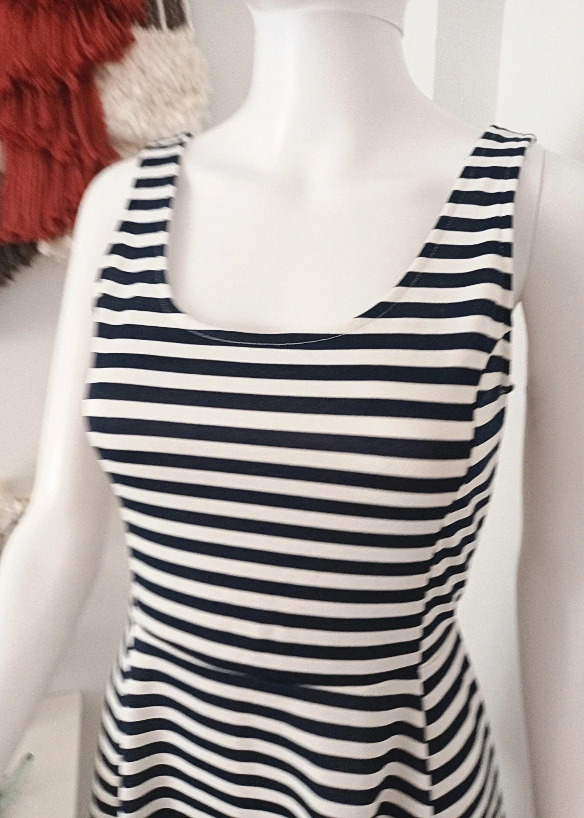 Precioso Vestido Marinero Falda Skater T.L. – H&M – taille L / 40 / 12 5