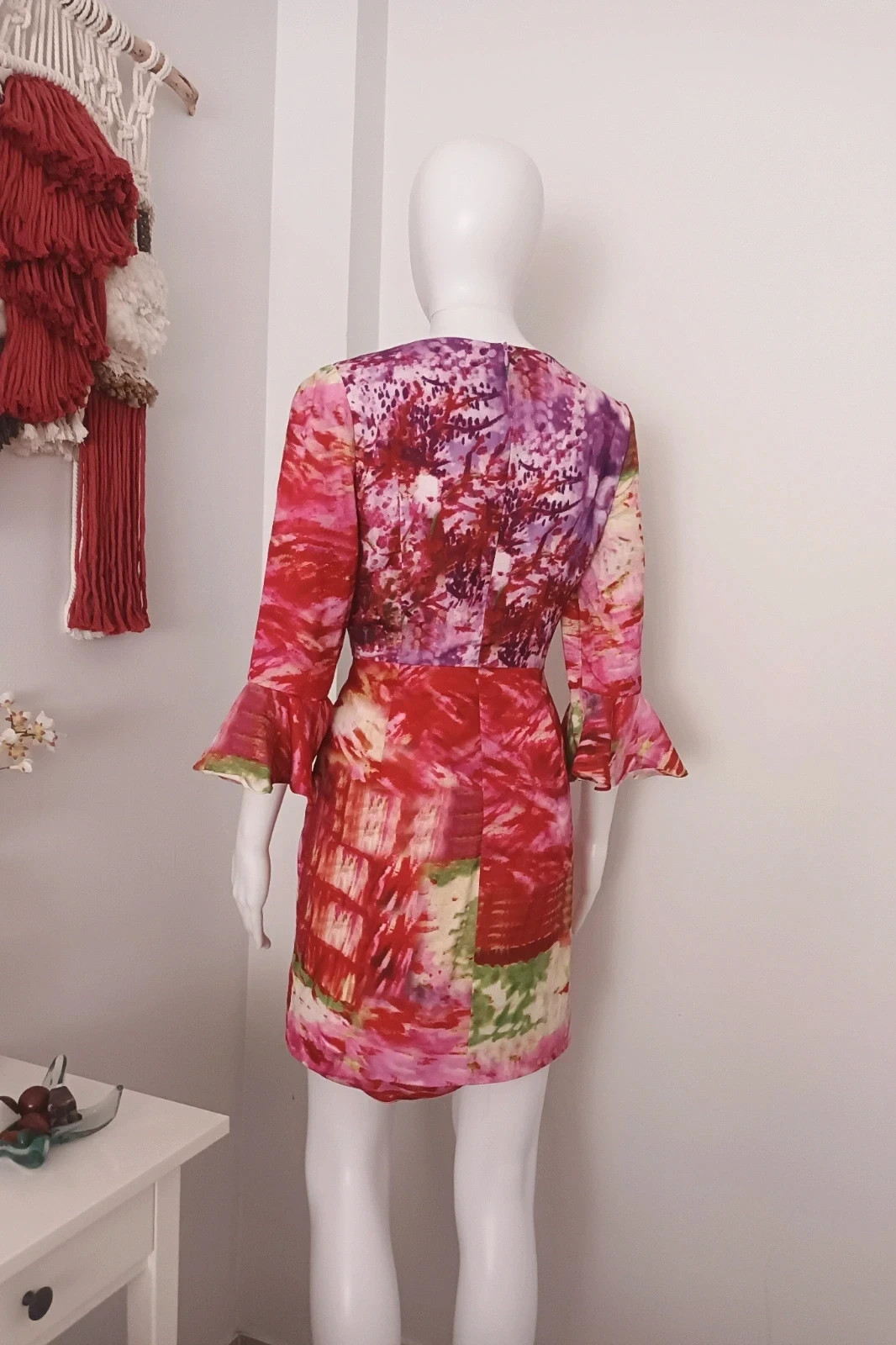 Exclusivo Vestido Coctel Estampado by Teria Yabar – Teria Yabar – taille S / 36 / 8 3