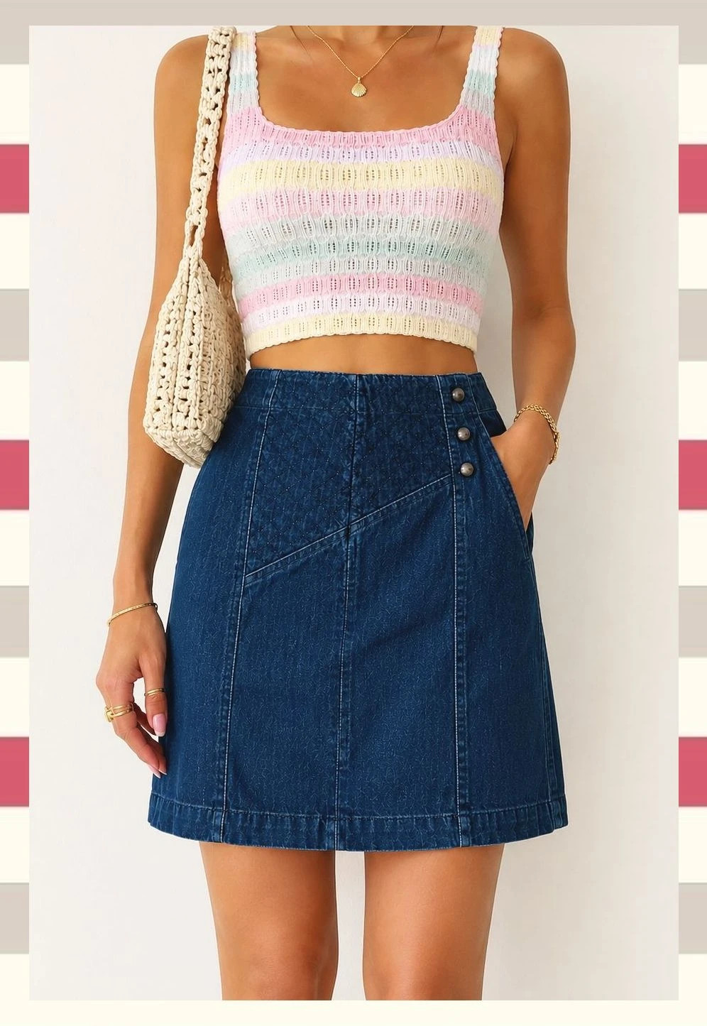 Minifalda Demin Pedro del Hierro T.36 – Pedro del Hierro – taille S / 36 / 8 2