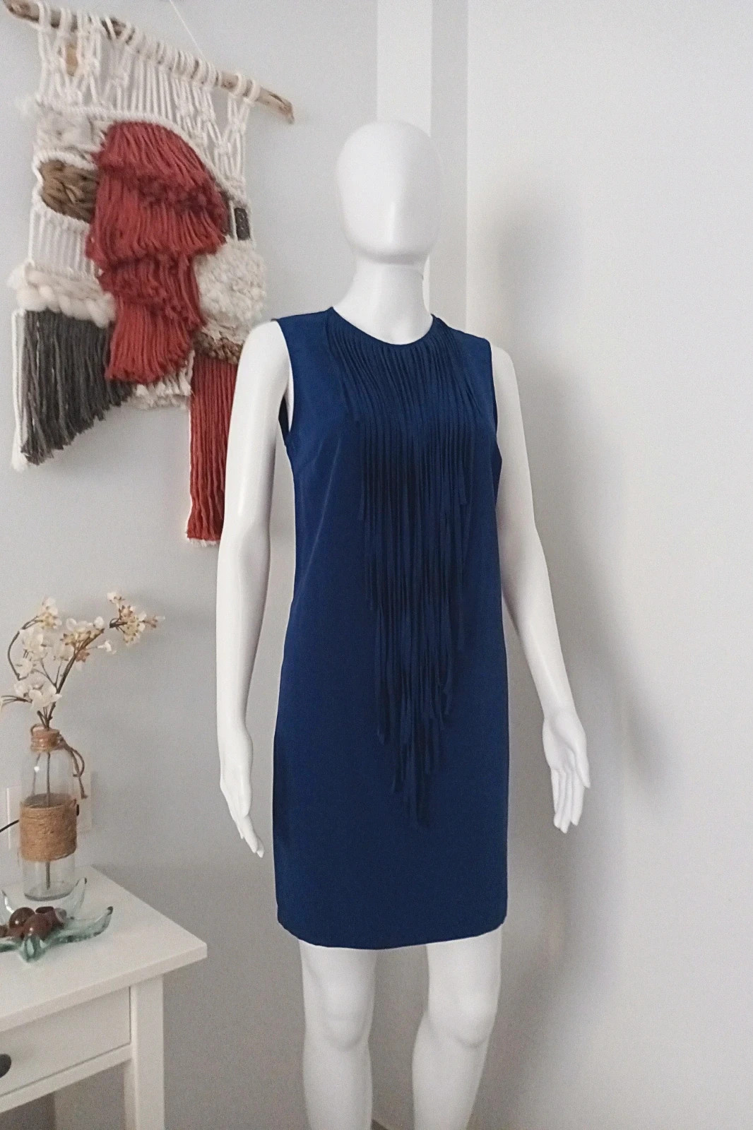 Vestido Azul Eléctrico de Coctel y fiesta Zara Basic T.S. – Zara – taille S / 36 / 8